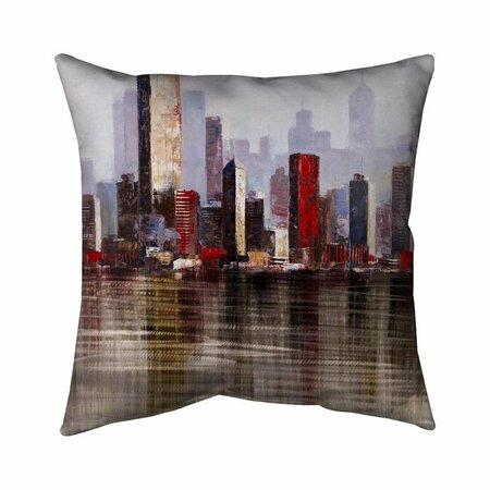 FONDO 26 x 26 in. Industrial City Style-Double Sided Print Indoor Pillow FO2791647